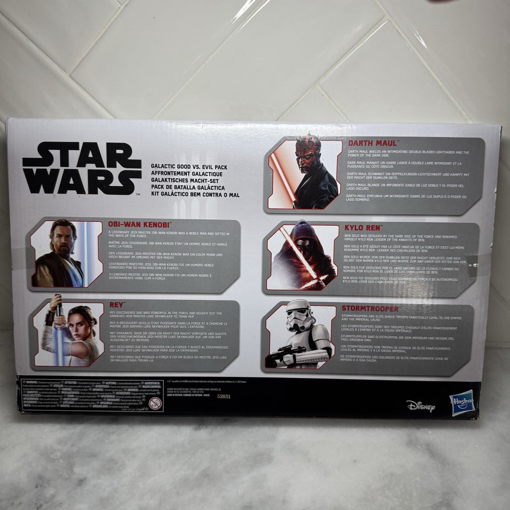 Hasbro Star Wars Playset Darth Maul Kylo Ren Stormtrooper Obi-Wan Kenobi Rey