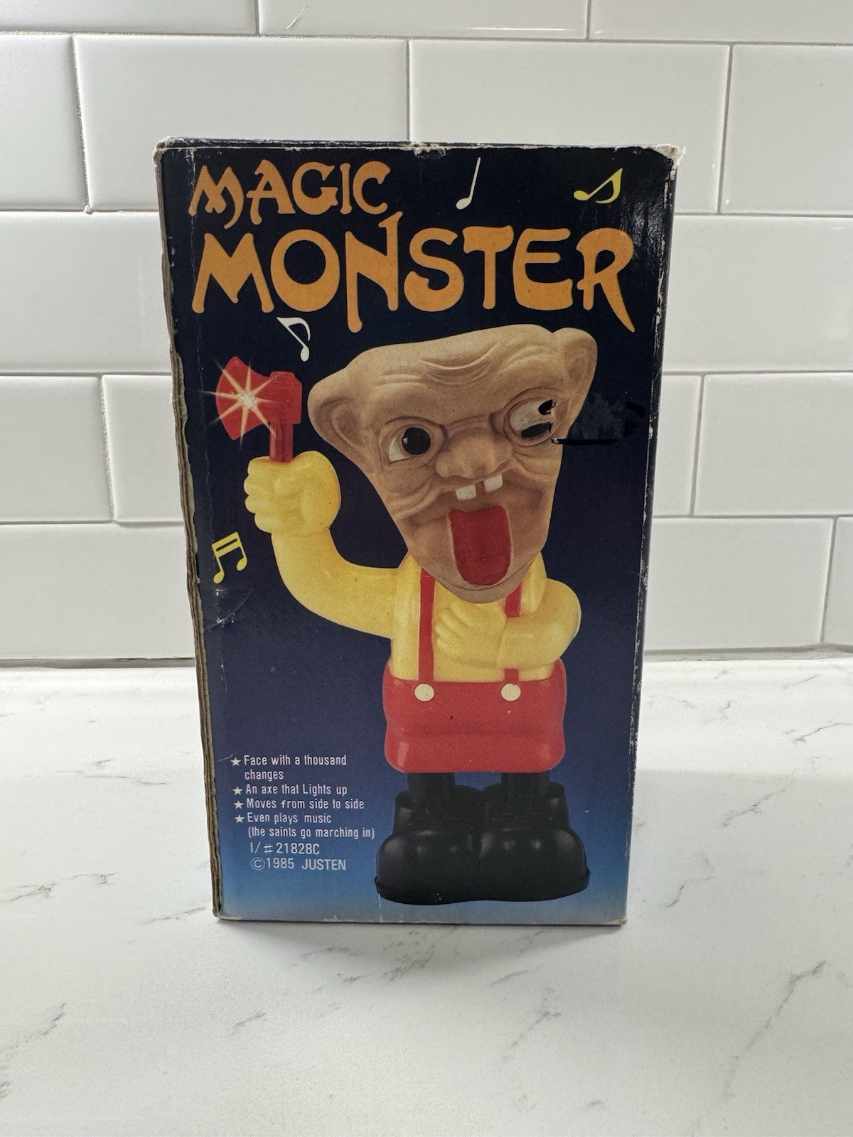 Vtg 80s Magic Monster By Heartland Rare Moving Face Robot Scary Horror Fans