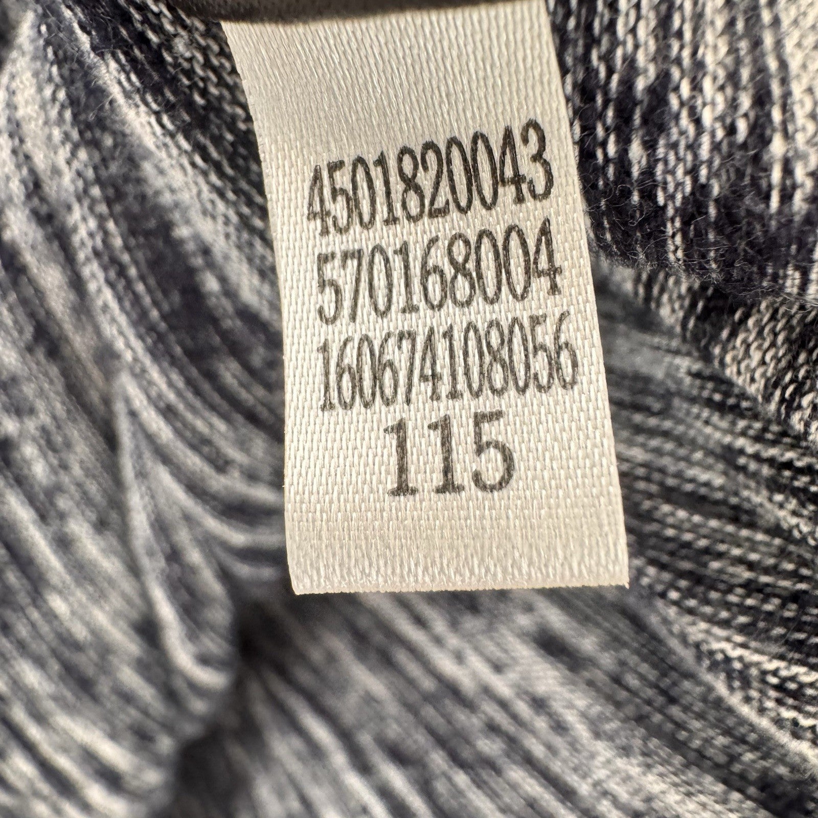 White House Black Market Womens S Gray Space Dye Long Sleeves Knit Tunic Shirt