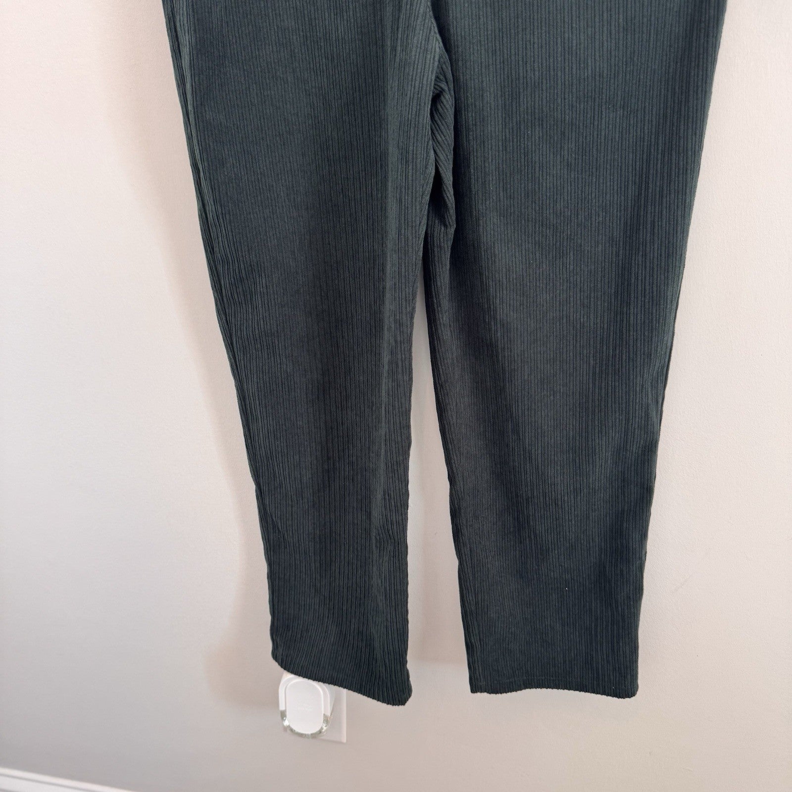 Pink Lily Hunter Green Corduroy Overalls Size Small Retro Boho Adjustable