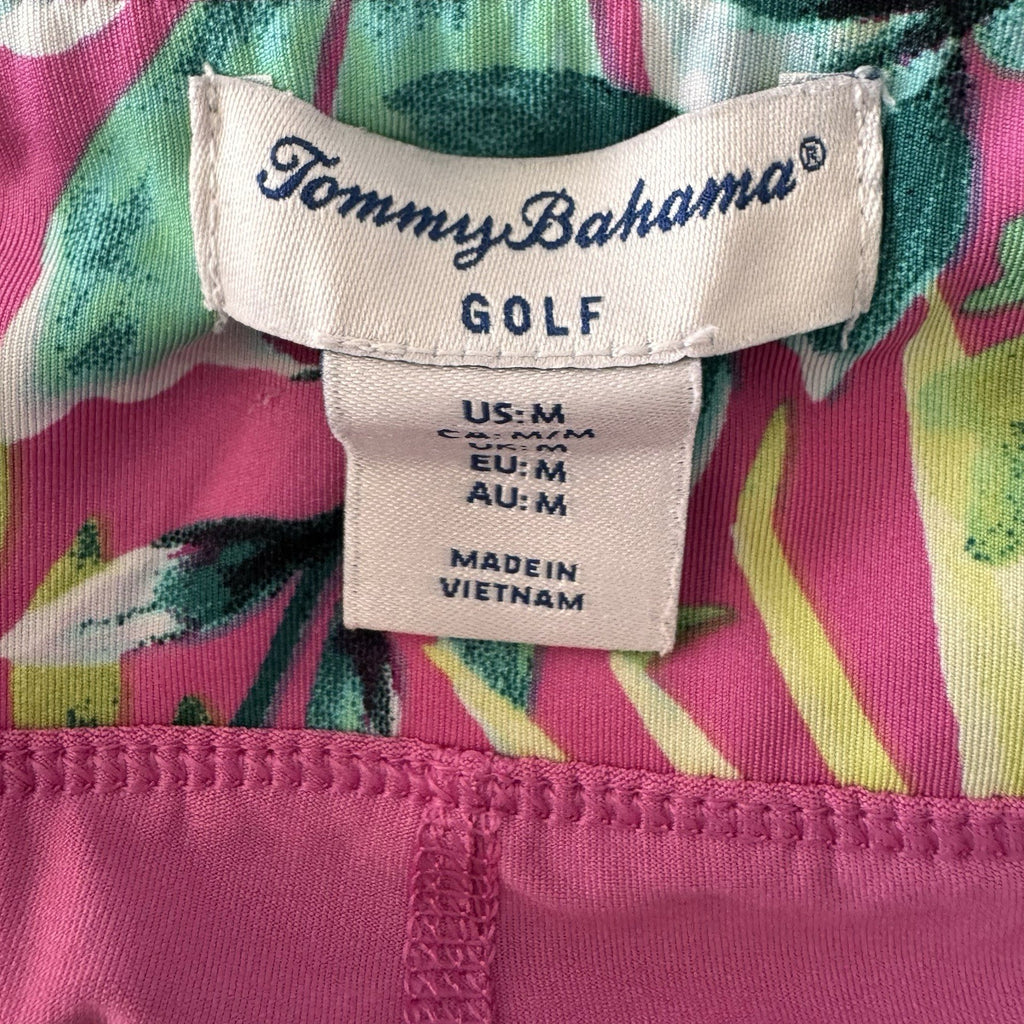 Tommy Bahama Golf Skort Womens Medium M Tropical Floral Pink Active Skirt