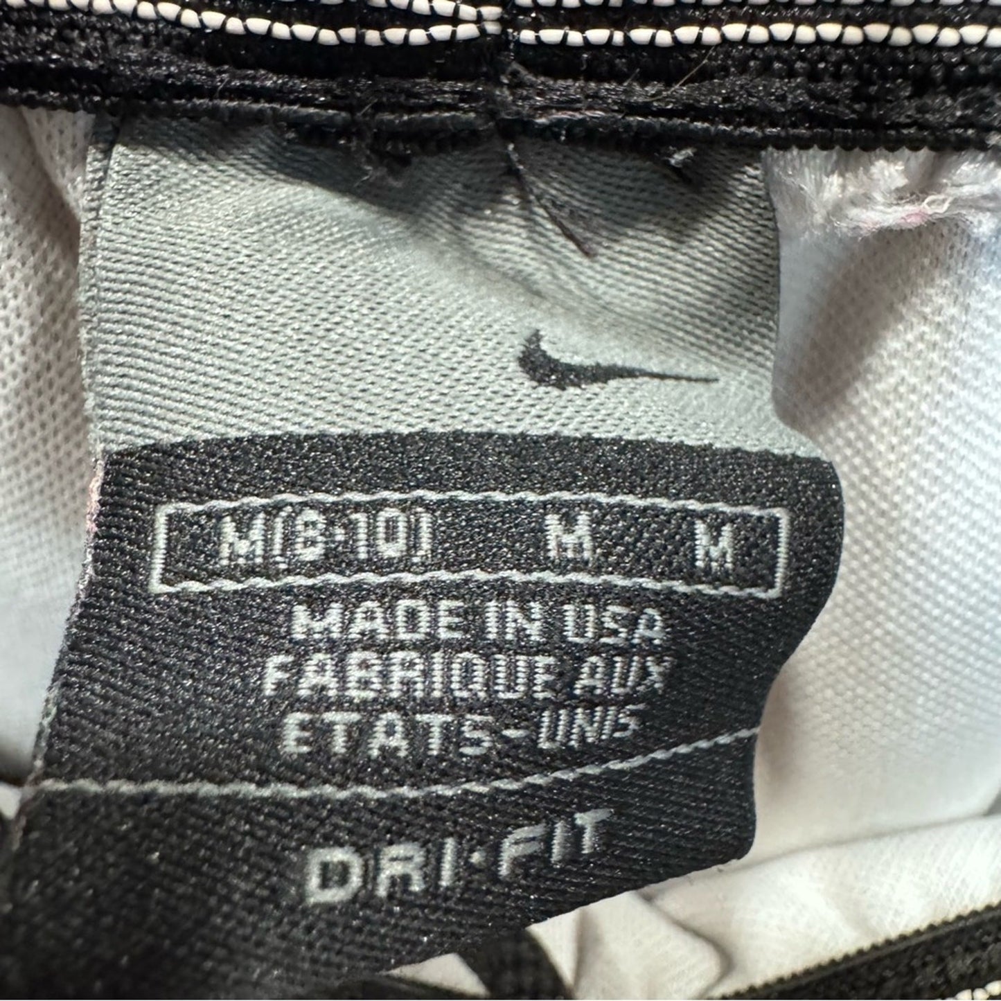 Black and White Nike Shorts Size Medium Retro Fun