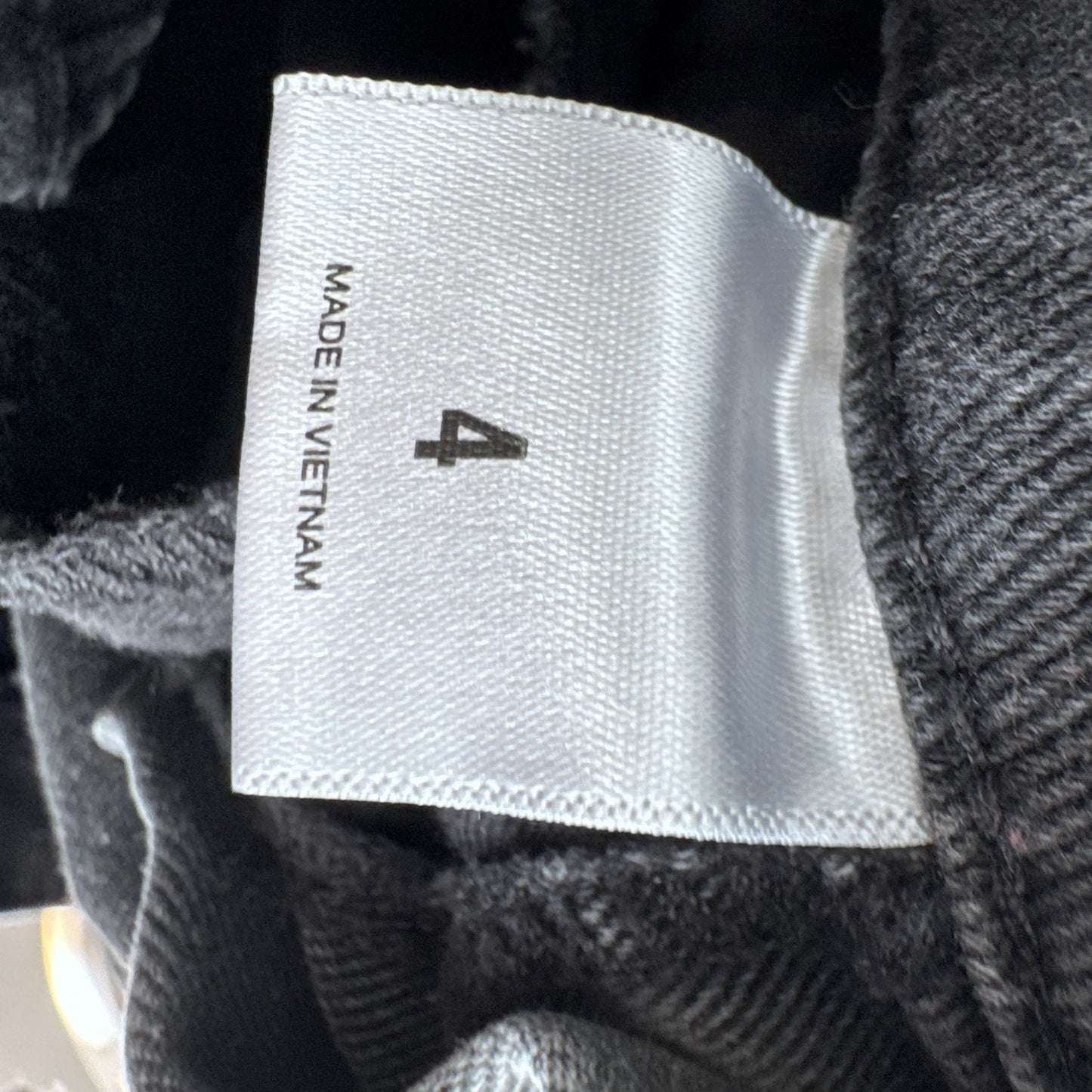 Express Black Jean Overalls Size 4 Women’s Adjustable Straps Frayed Hem