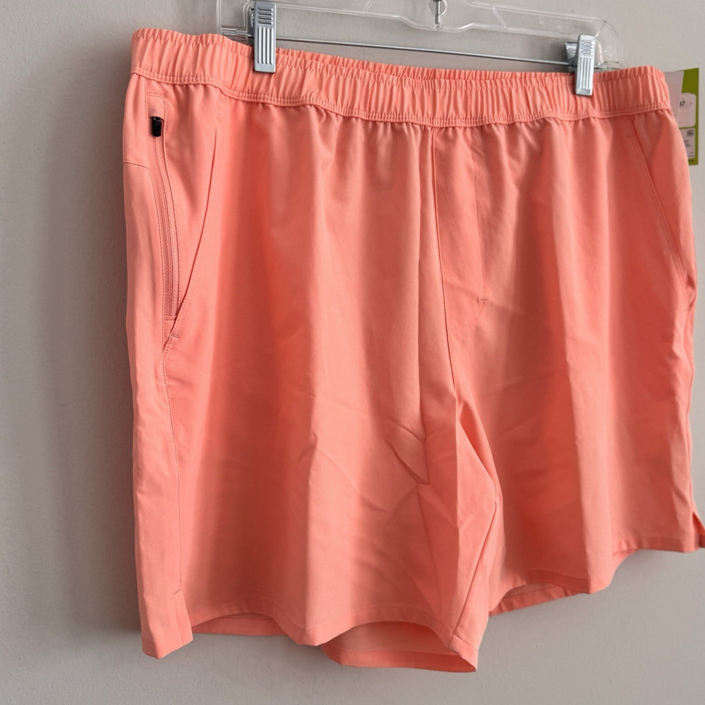 DSG Men's XL 6" Agility Woven Short Pink Ray NWT Athletic Gym Running