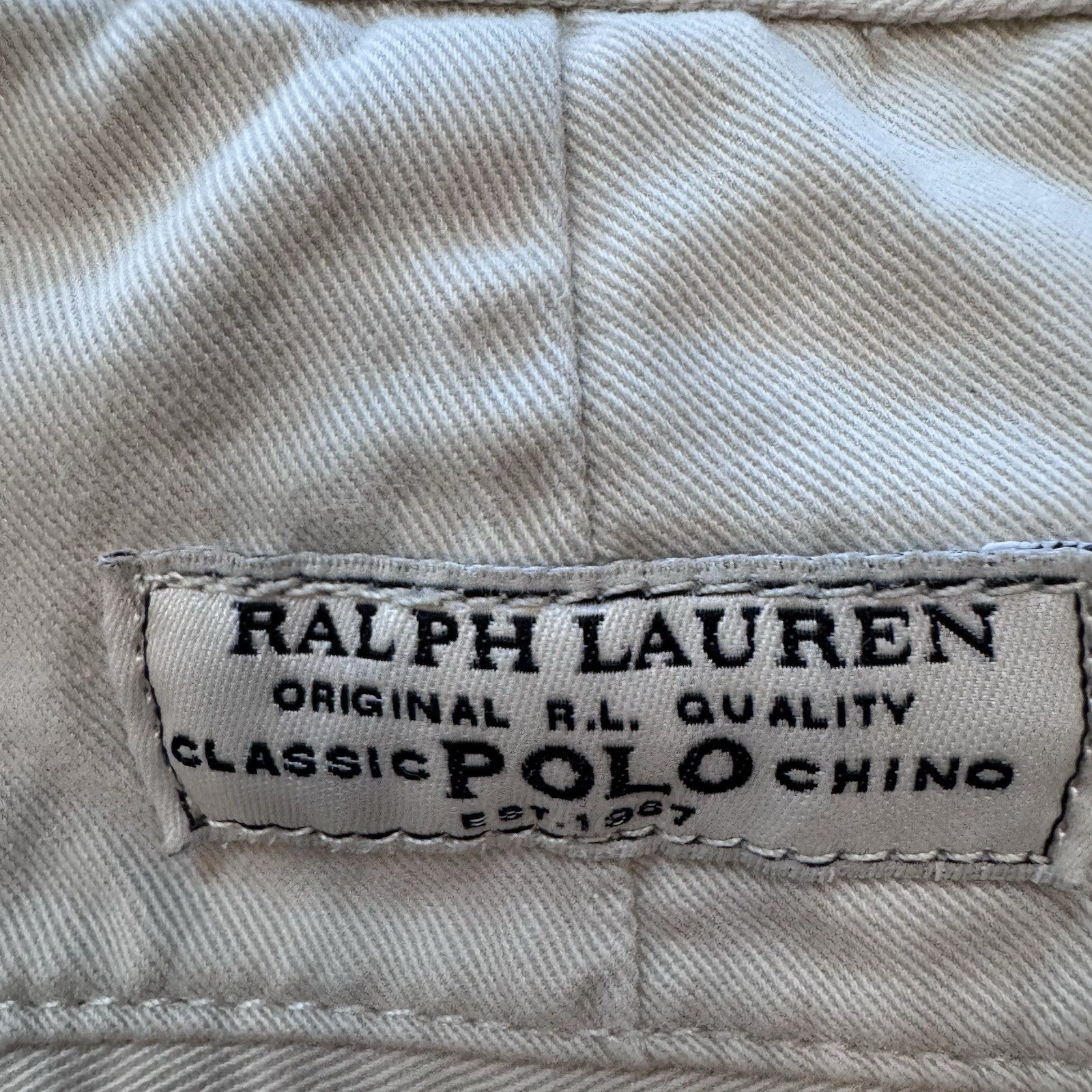Vintage Polo Ralph Lauren Prospect Chino Shorts Mens32 Khaki Cotton Classic Fit