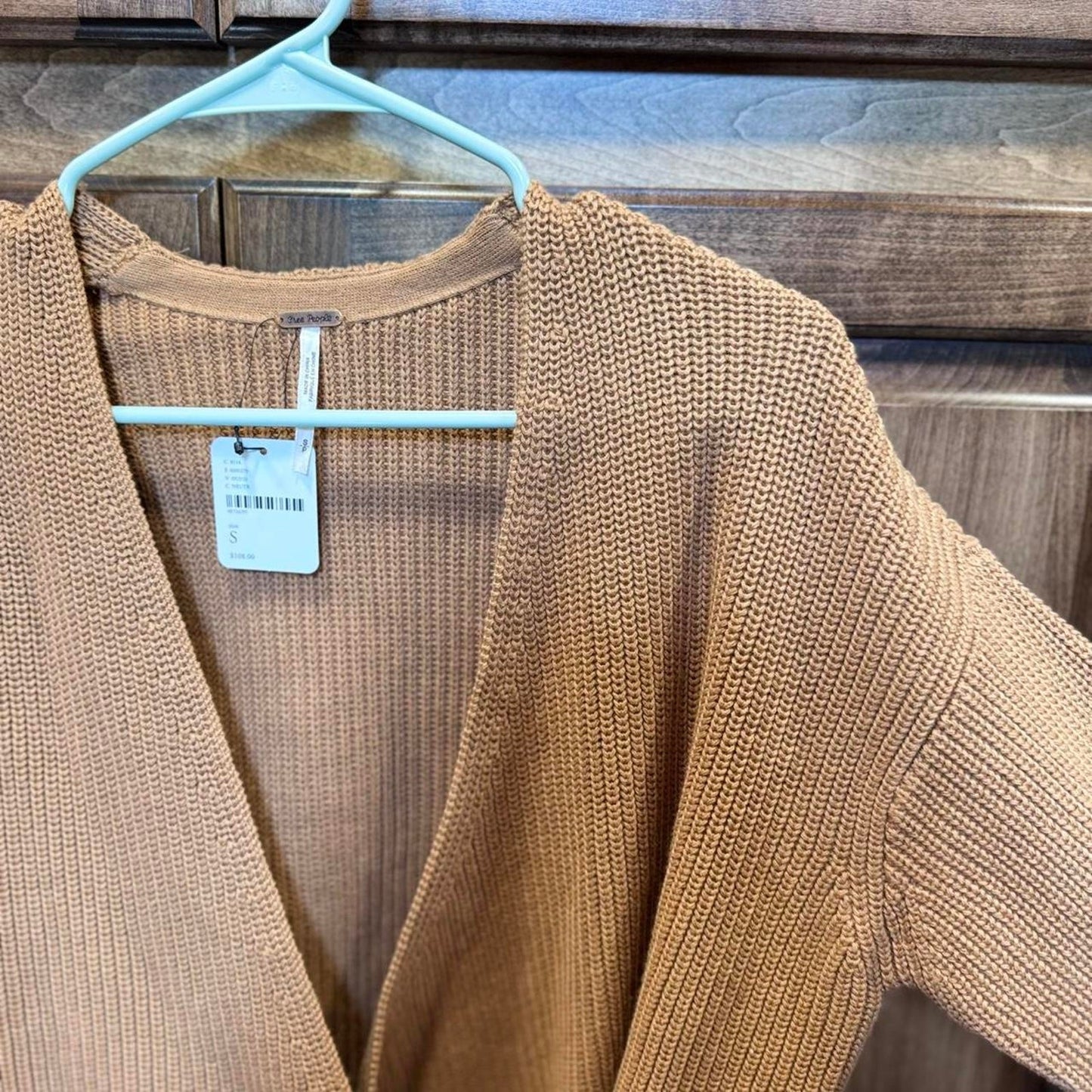 Free People Belted Knit Wrap Sweater - Size Small (NWT)- Retail $120