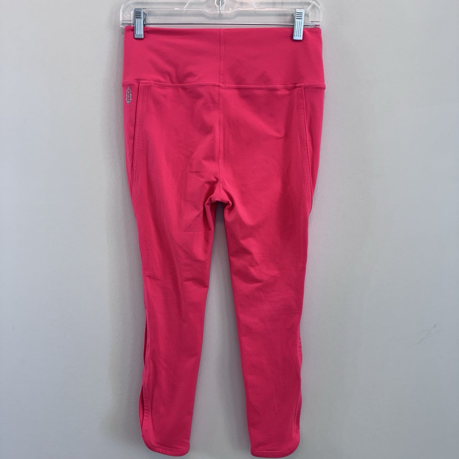Free People Movement Leggings Women M Pink Crop Yoga Athletic Pants