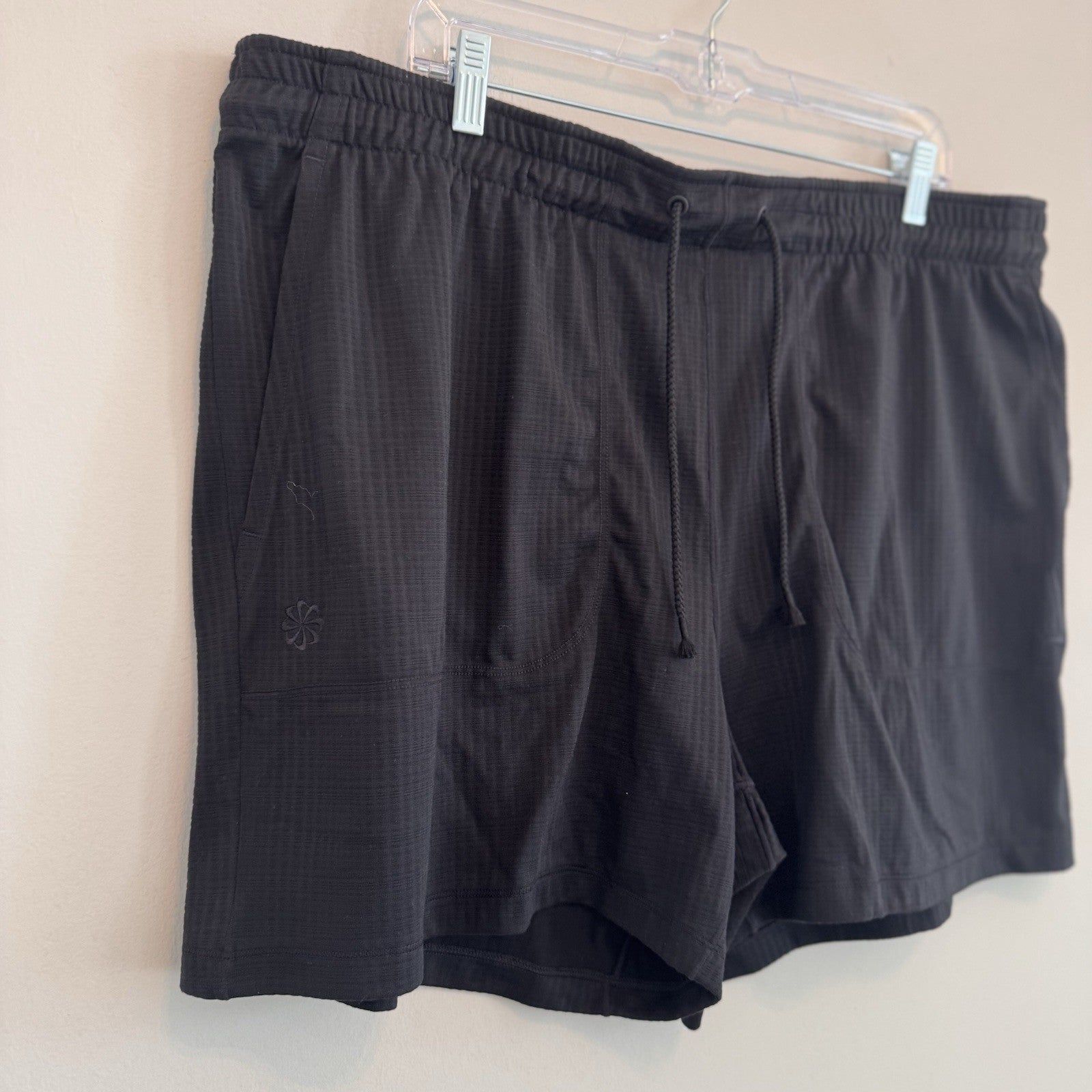 Nike Yoga Men's Dri-FIT 5" Unlined Shorts FB7786-010 Black Size XXL