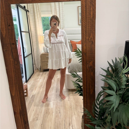 Lascana White dress- never worn besides trying it on. Size 8/10