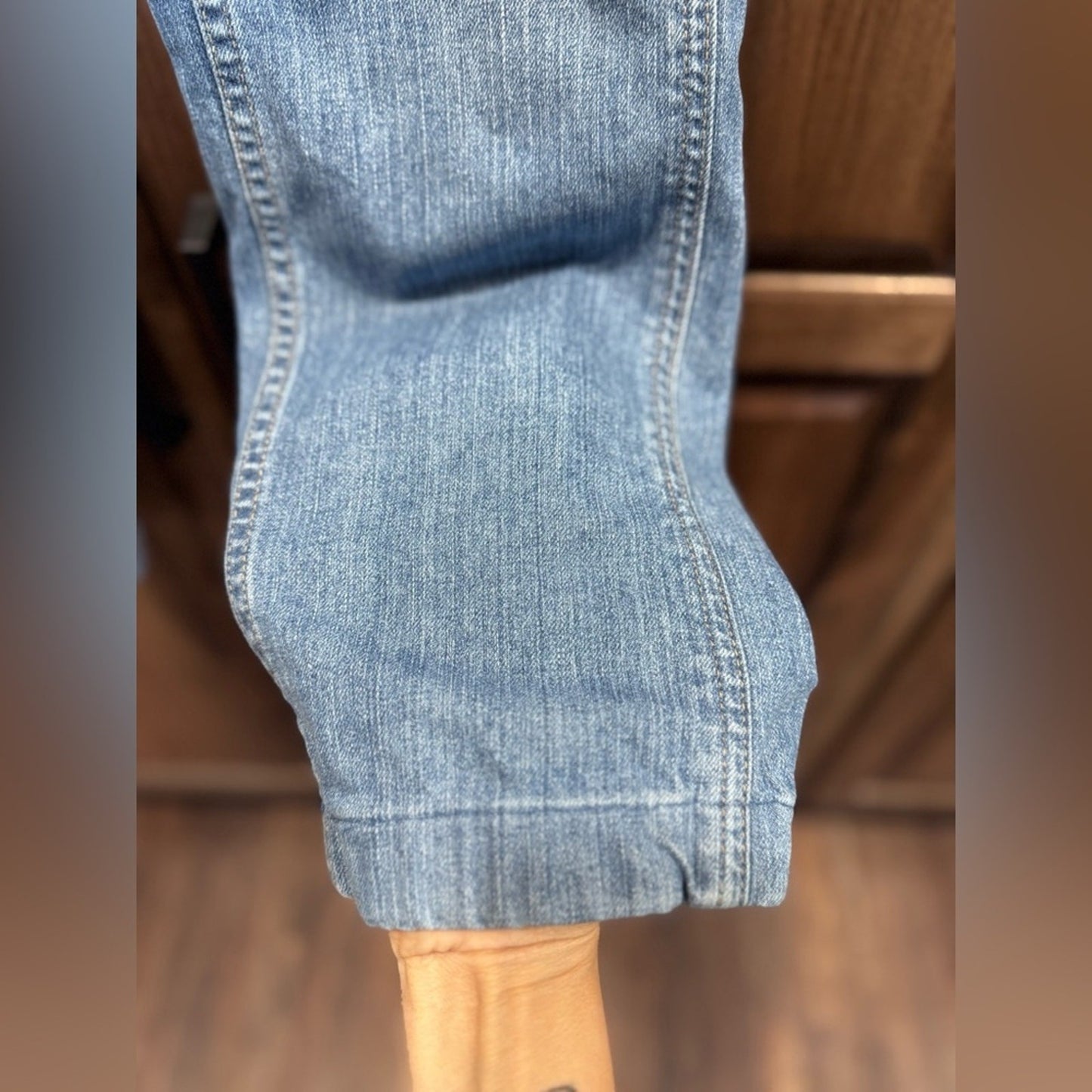 L.L. Bean Favorite‎ Fit Blue Jeans Size 2P Straight Leg