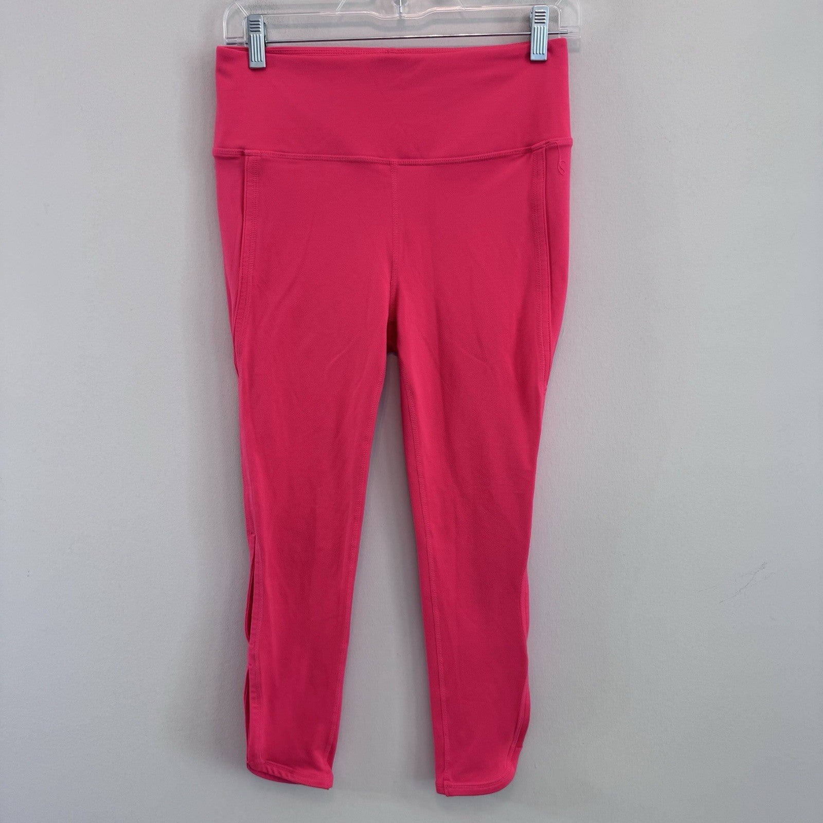 Free People Movement Leggings Women M Pink Crop Yoga Athletic Pants