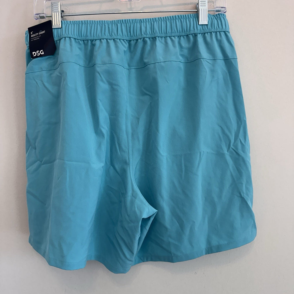 DSG Men's 6" Agility Woven Shorts M Medium Blue Spray NWT Running Gym Athletic