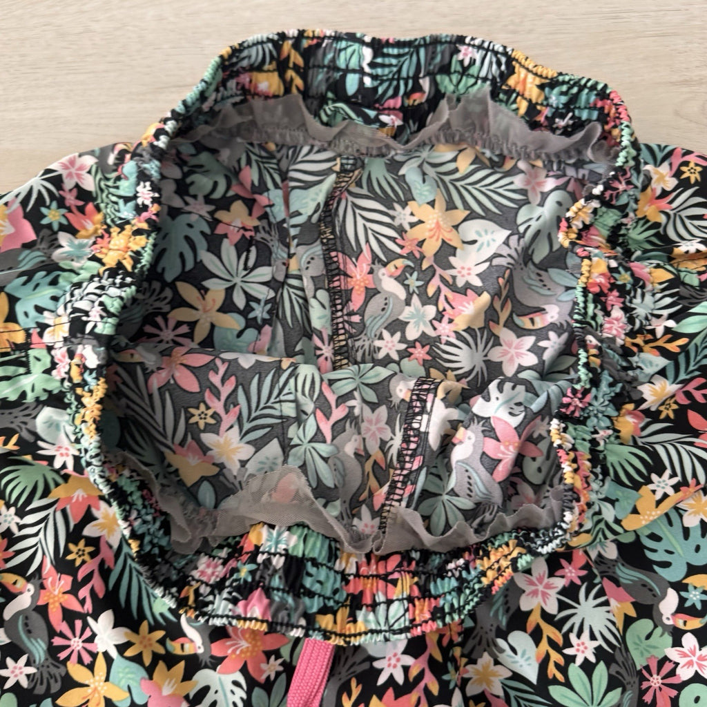 Chubbies Tropical Toucan Swim Trunks Shorts Mens Large Floral Beach