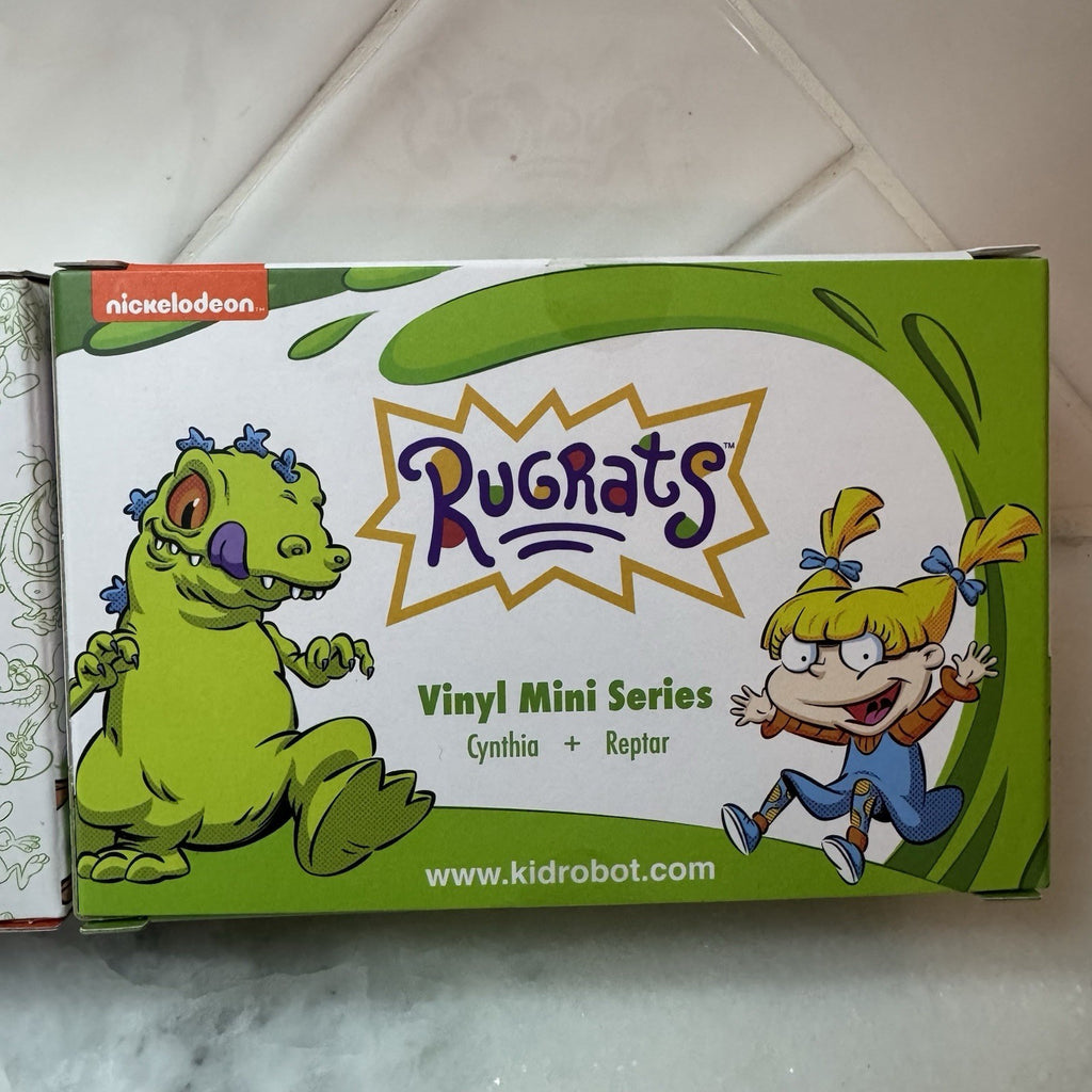 Kidrobot Ren & Stimpy Vinyl Figures 2 Pack & Rugrats 2 Pack Combo Nickelodeon