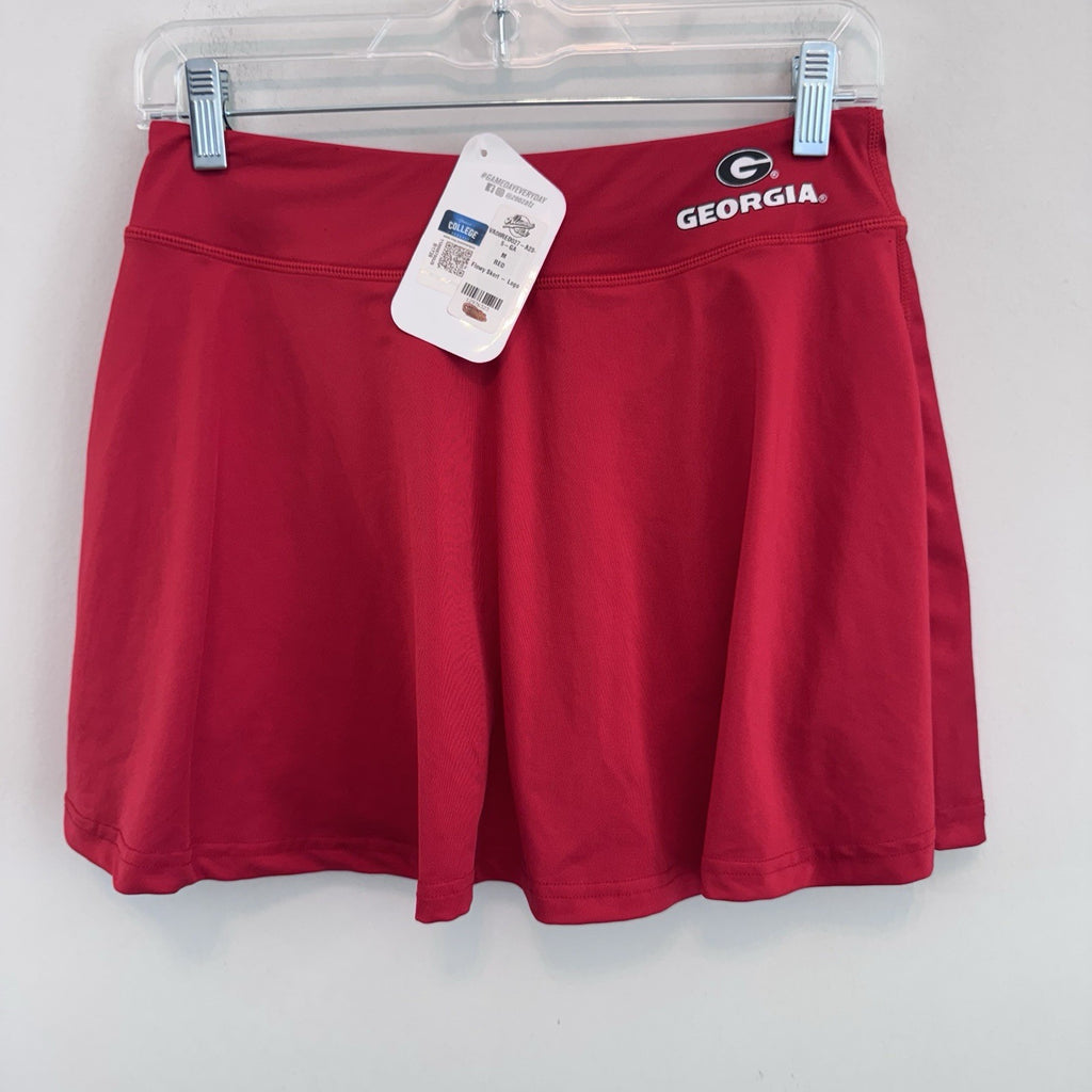 NWT ZooZatz Georgia Bulldogs Flowy Skort Red UGA Skirt Shorts Women's Medium