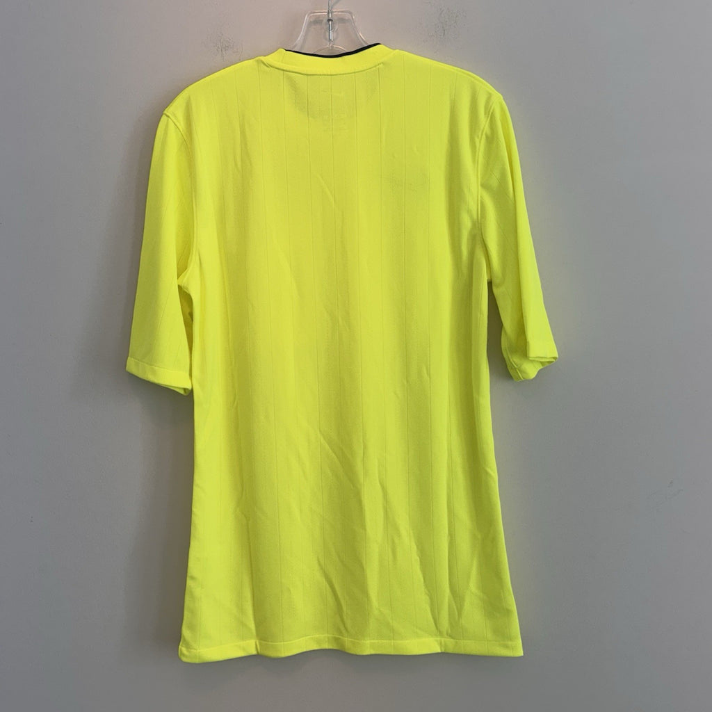 Nike Men’s Dri-Fit Soccer Referee Jersey Neon Volt Yellow DH8024-702 Small NWT