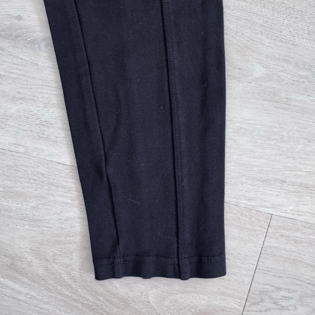Ann Taylor LOFT Black Leggings S Pull On Zip Pocket