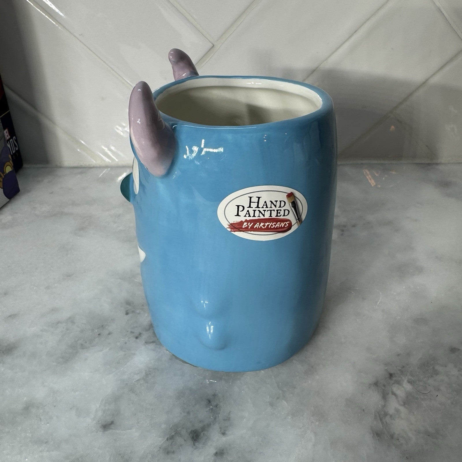 Disney Pixar Monsters Inc Sulley 3D Ceramic Coffee Mug Blue Character Cup