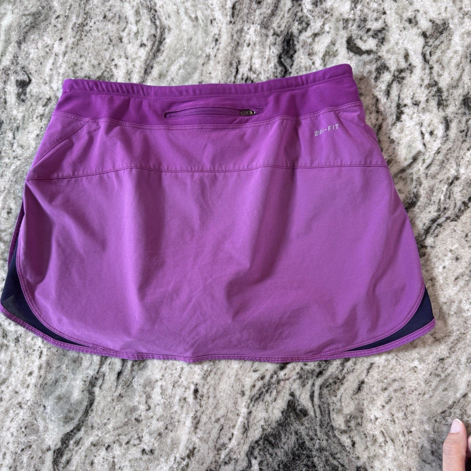 Nike Dri-Fit Skort Women’s Small Purple Plaid Shorts Built-In Tennis Running