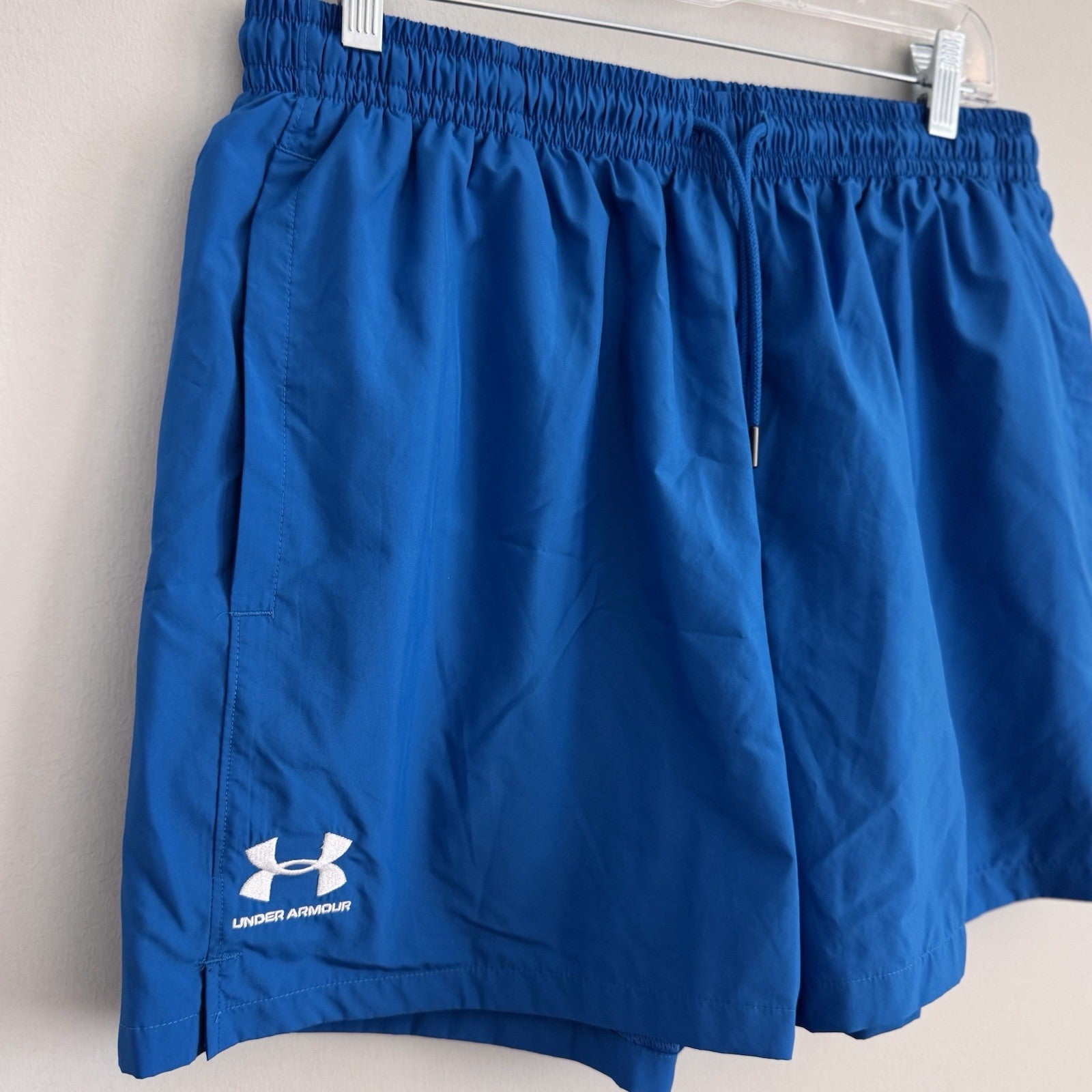 Under Armour Men's L Essential Volley Short Royal Blue NWT Swim Trunk Training