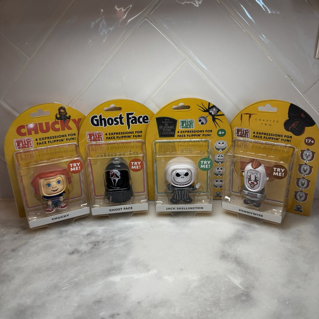Horror Flip Ems Lot Chucky Ghost Face Pennywise Jack Skellington Figures
