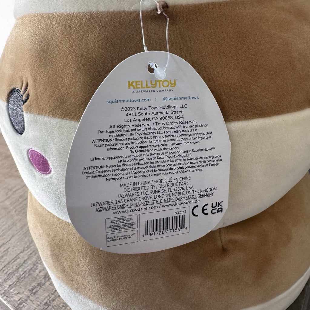 Squishmallow RARE  Rayen Pancake Plush Rayen 12” Stuffed Animal Kellytoy NWT