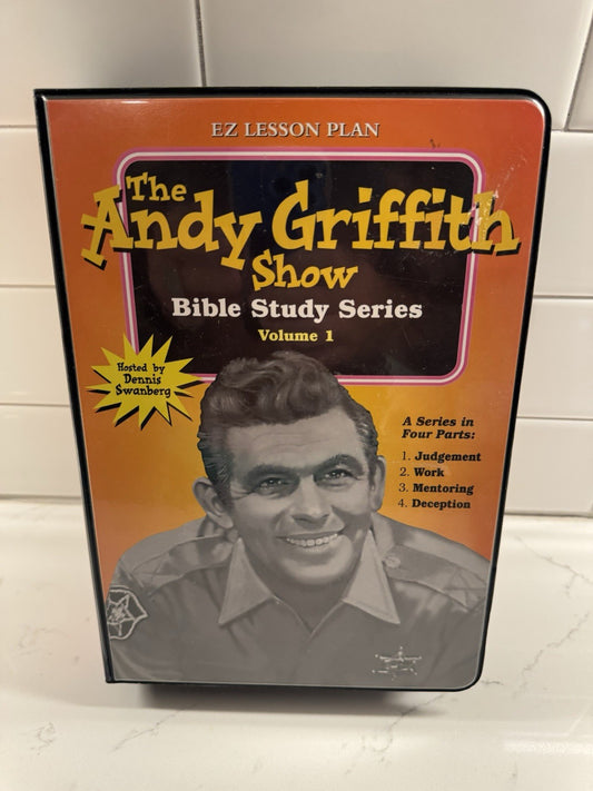Vintage Andy Griffith Show Bible Study Series Vol 1 VHS Cassette Leaders Guide