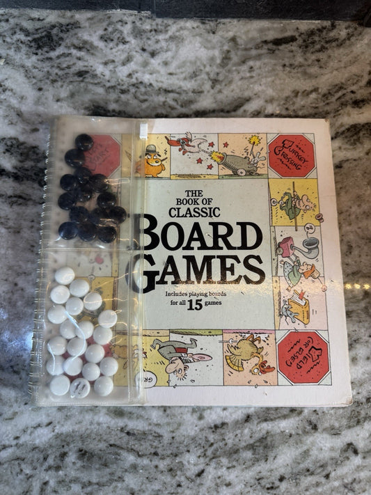 THE Book of Classic Board Games 1991 Vintage KLUTZ PRESS
