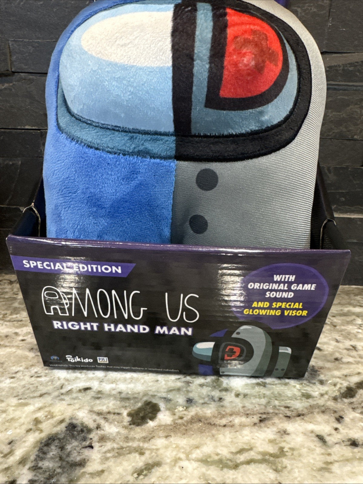 Among Us Right Hand Man Special Edition Plush Toy Game Sounds And Glowing Visor