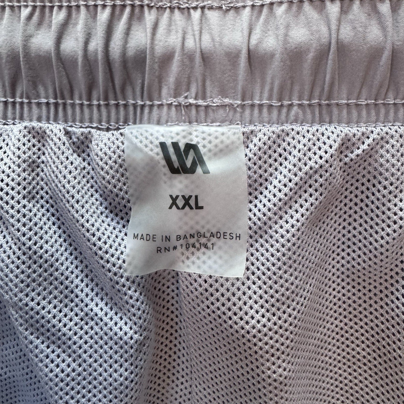 VRST Everyday Shorts Men’s XXL 5” Inseam Purple Stone Elastic Waist NEW