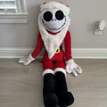 Disney Nightmare Before Christmas Santa Jack Skellington 48" Jumbo Plush Stuffed