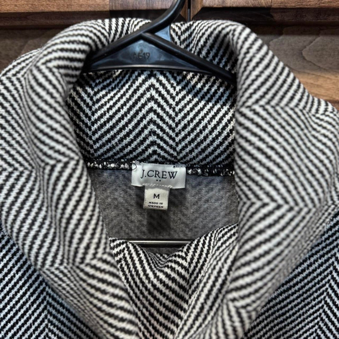 J.Crew Size Medium Long-sleeve funnel neck pullover, turtleneck