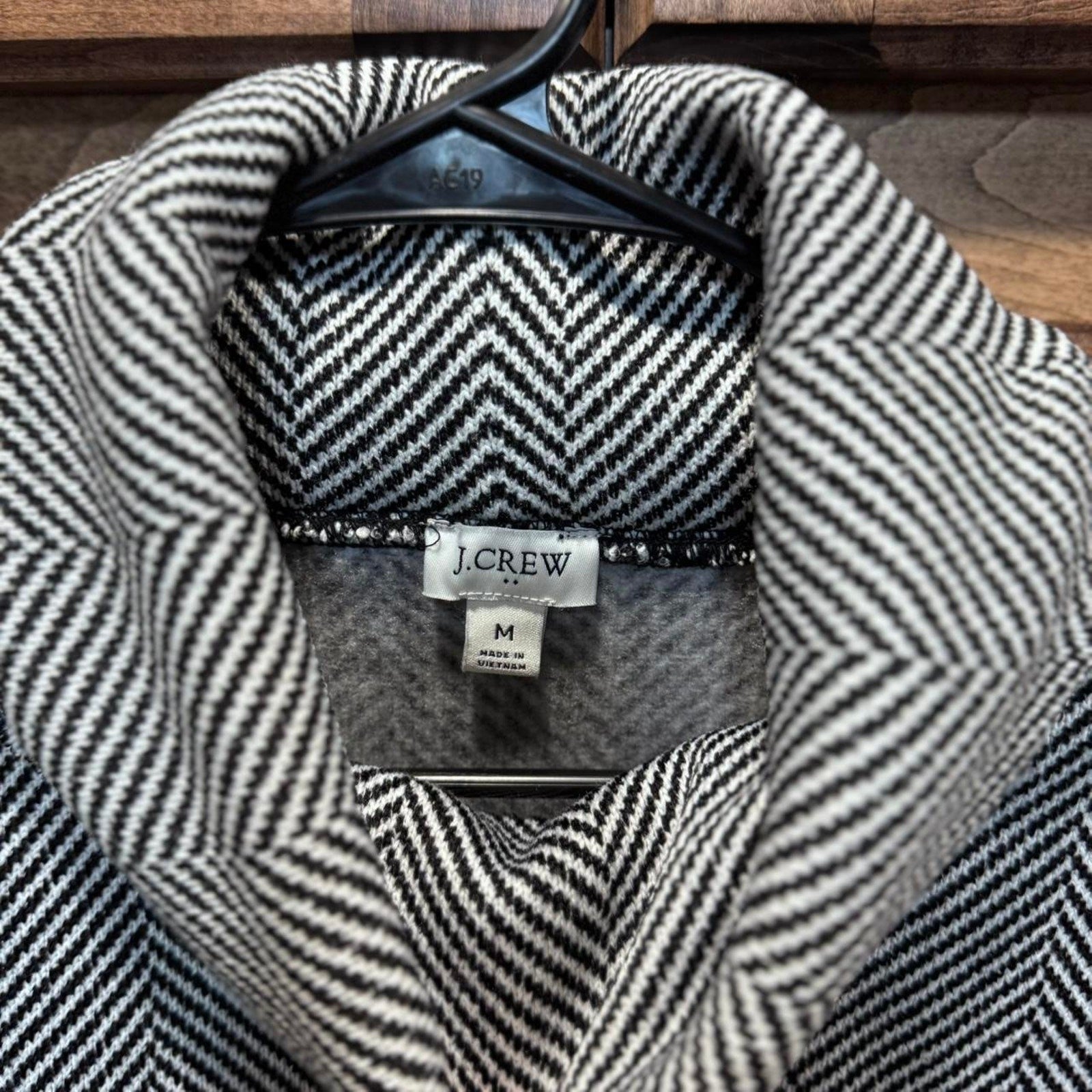 J.Crew Size Medium Long-sleeve funnel neck pullover, turtleneck