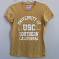Victoria’s Secret PINK USC Southern California Tee Shirt M Yellow Y2K