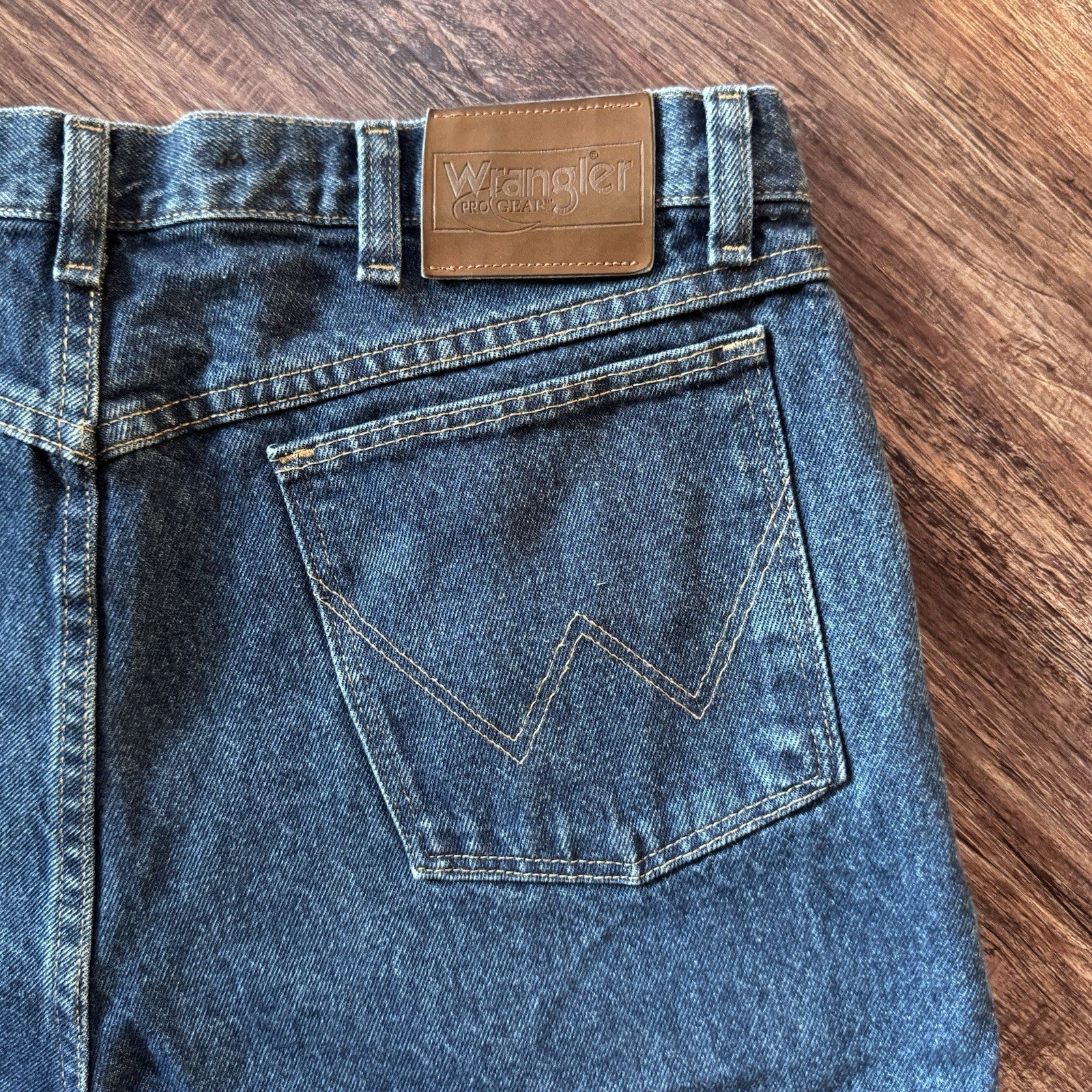 Wrangler ProGear PG101AN Jeans 36x36 Men’s Blue Denim Hunting Pants Reinforced