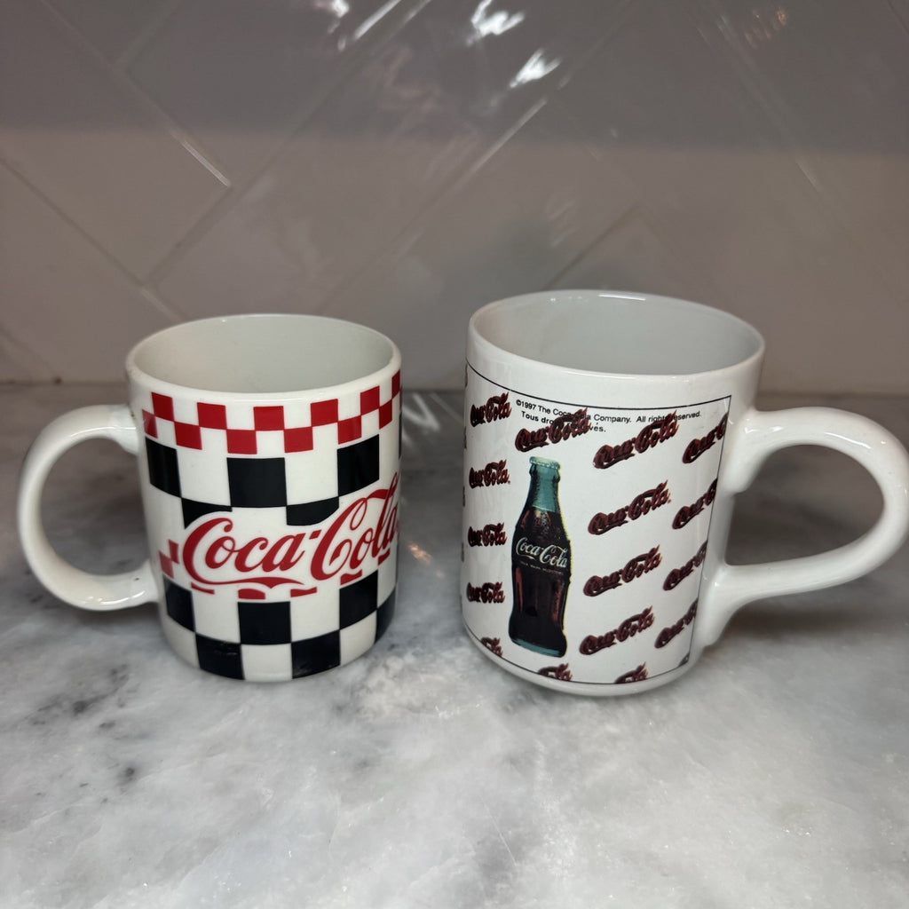 Vintage Coca-Cola Collectible Lot Glasses Mugs Puzzle Tin Lunch Box Plush