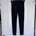 SPANX Black Camo High-Waisted Leggings – Women’s Large – Compression Activewear