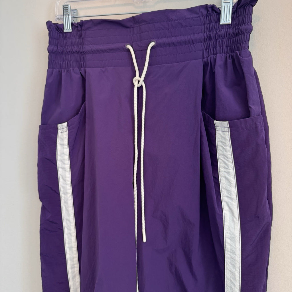 Free People FP Movement Women’s Small Dark Amethyst Wayside Jogger Pants NEW
