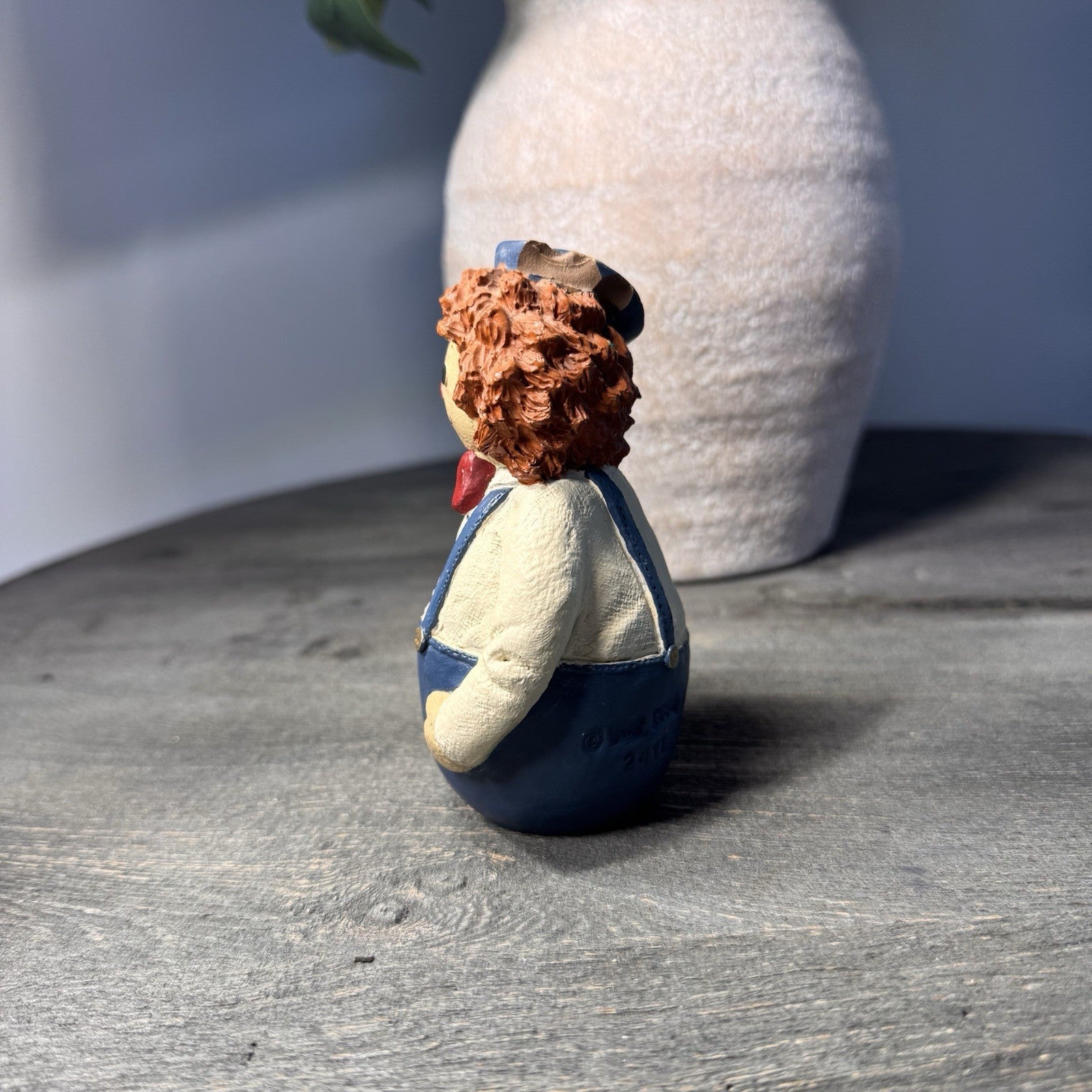 Vintage 1992 Raggedy Andy Resin Figurine 4.25" Character Statue 2411 AS IS