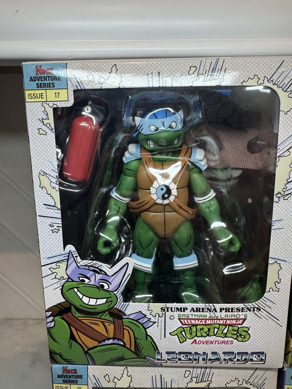 TMNT Adventures 4 Figure Set Raphael Leonardo Donatello Michelangelo Stump Arena