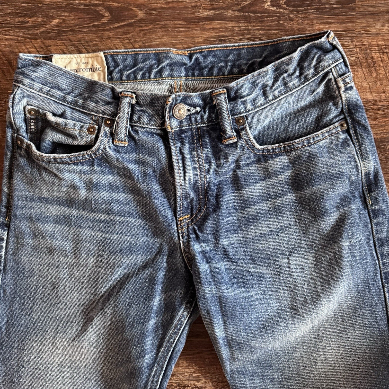 Abercrombie Kids Boys Jeans - Size 16 - Straight Fit - 100% Cotton - Classic 