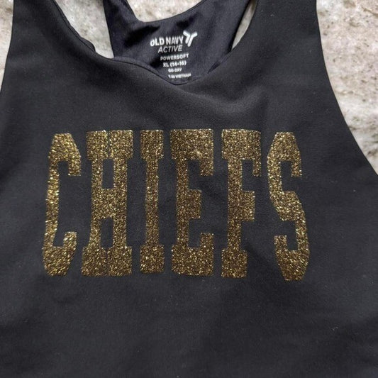 Old Navy Active Powersoft "CHIEFS" Sports Bra - XL (14–16) custom made