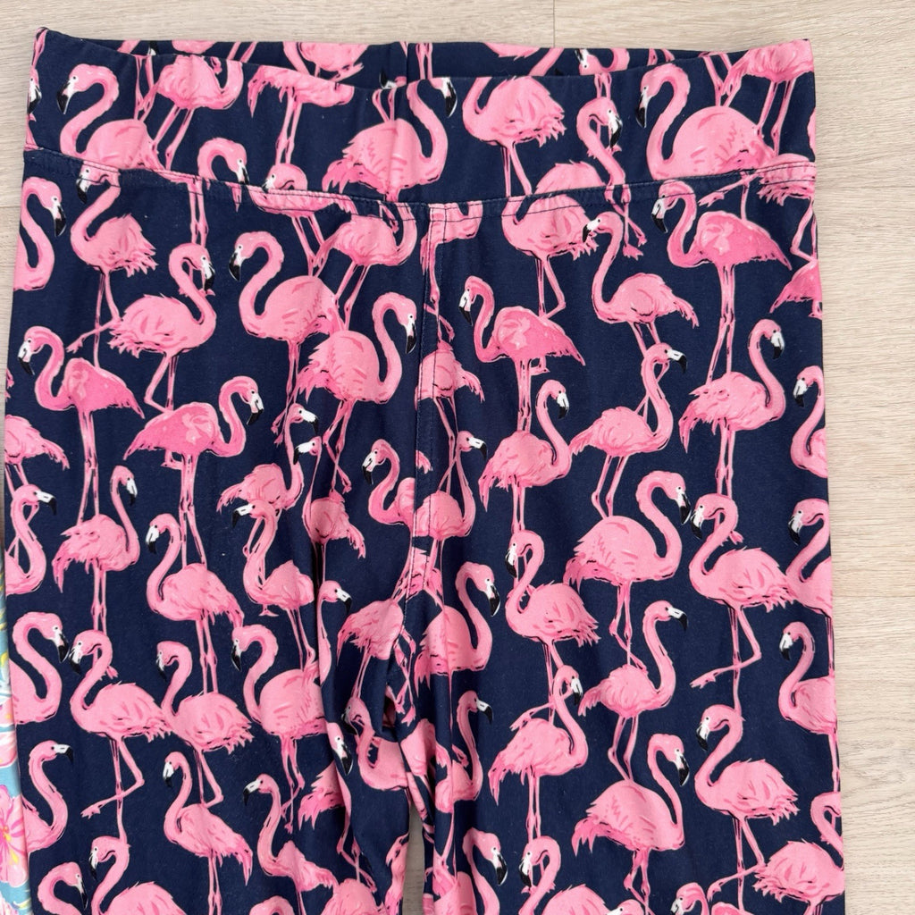 Simply Southern Leggings Lot of 4 XS S M Flamingo Palm Floral Preppy