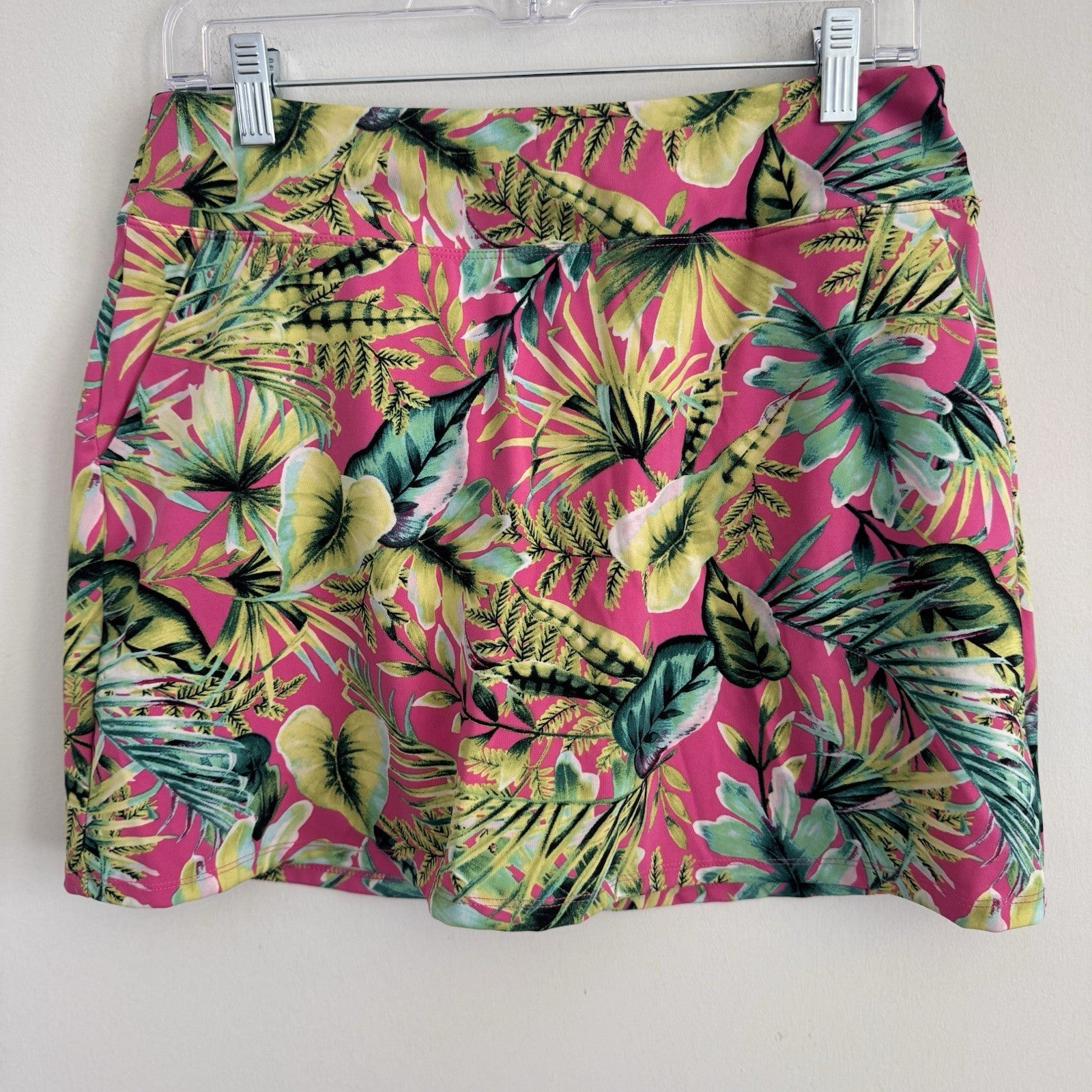 Tommy Bahama Golf Skort Womens Medium M Tropical Floral Pink Active Skirt