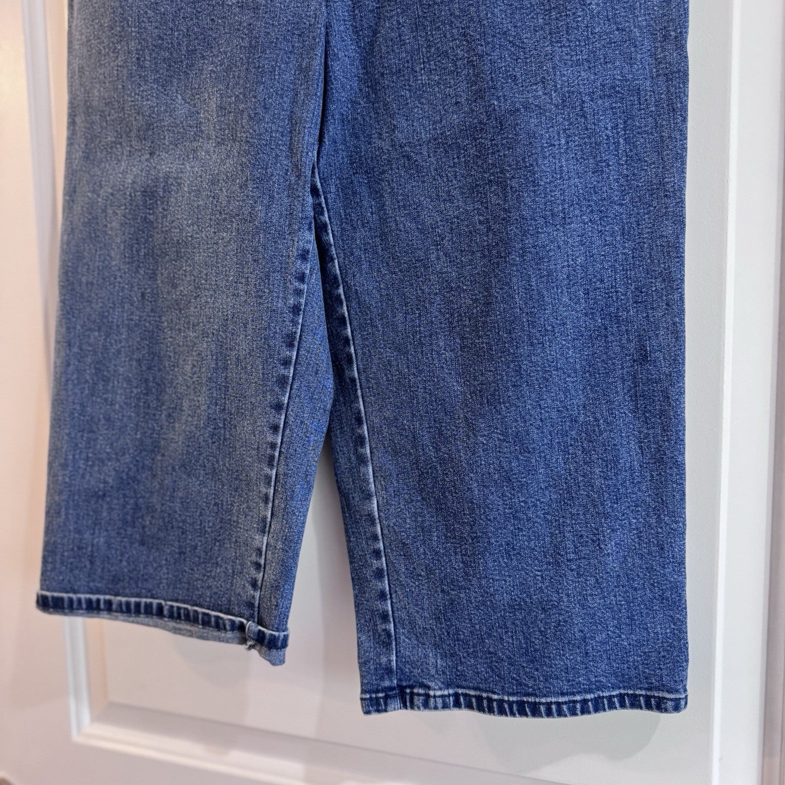 Charter Club Pedal Pusher Denim Capri Jeans Women’s 12 Stretch Blue