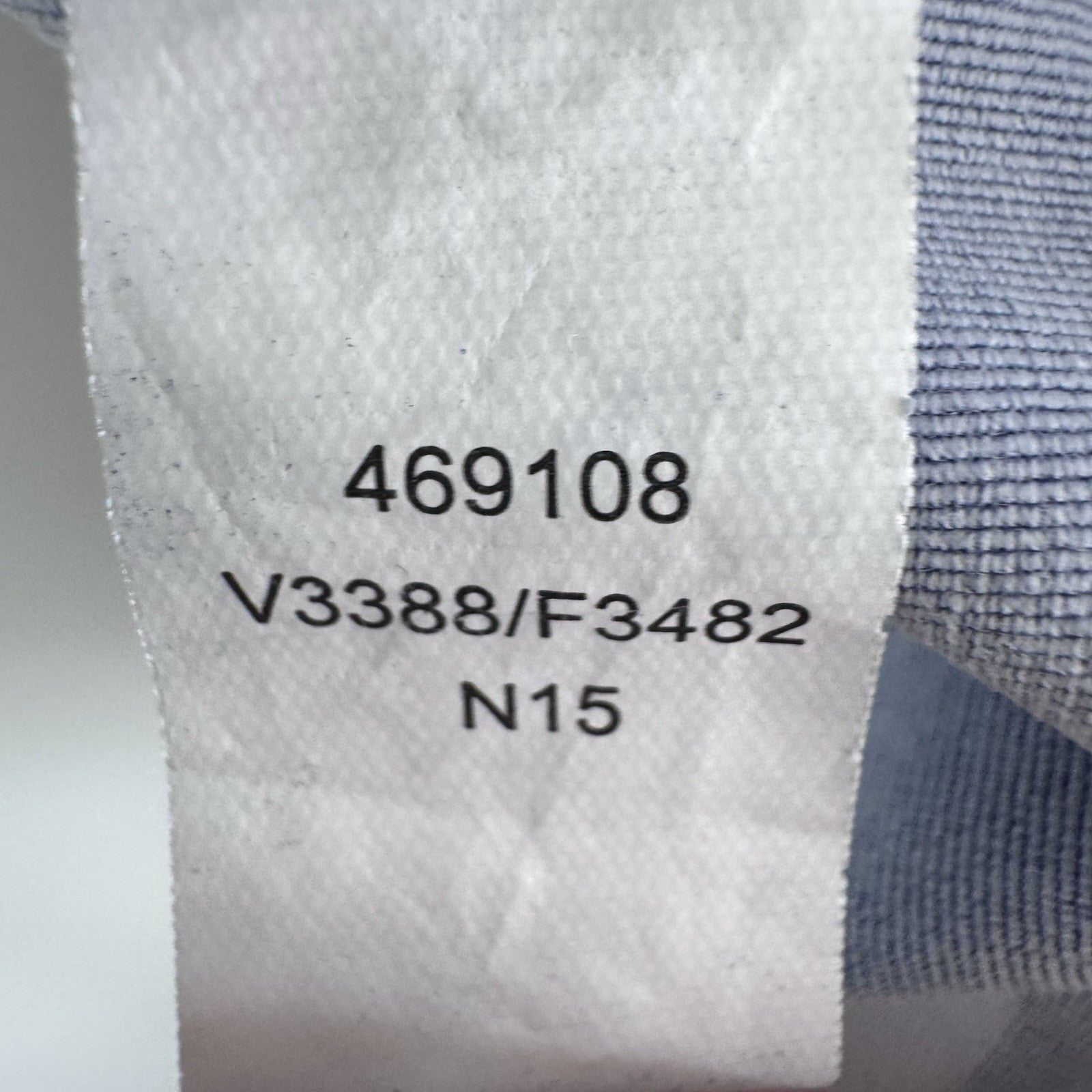 Lands End Dress Womens Sz Small Blue White Polka Dot Pullover 3/4 Sleeve Casual