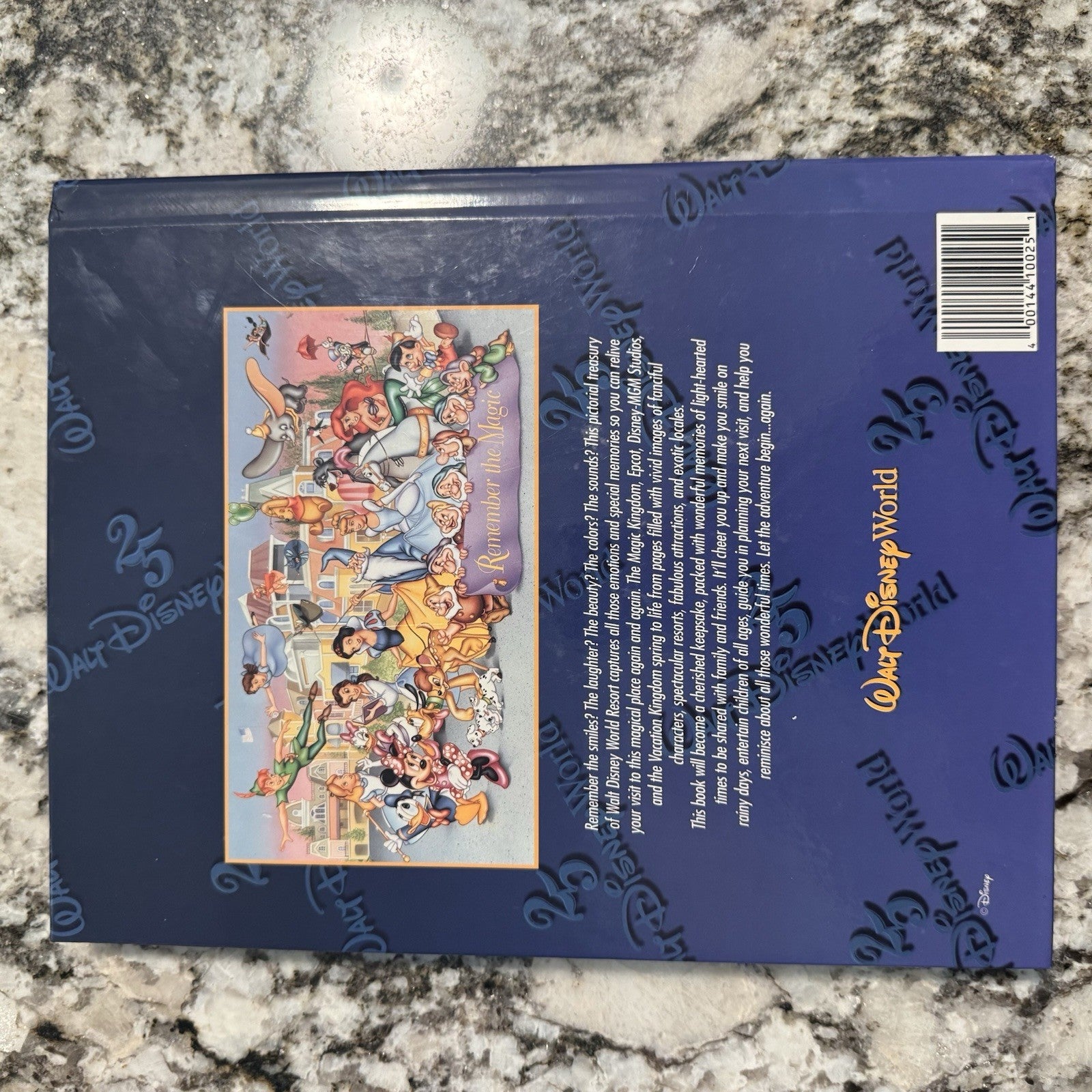 Walt Disney World 25th Anniversary Souvenier Hardcover Book 1996 