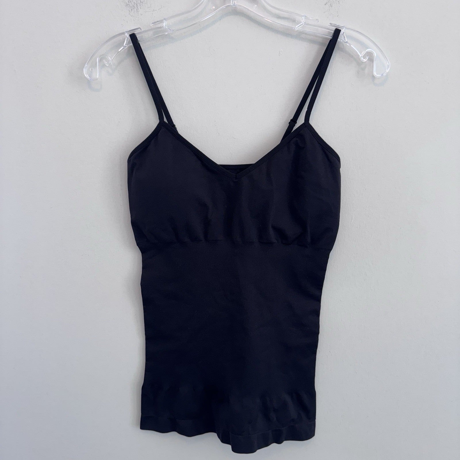 Skinnygirl Black Smoother Shaper Shapewear Seamless Tank Top Undershirt Size M