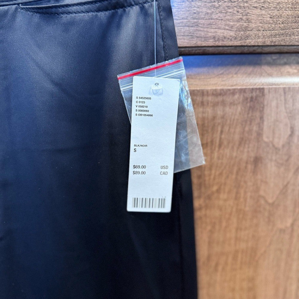 NWT UO Black Cally Low Slung Pant Small urban Outfitters