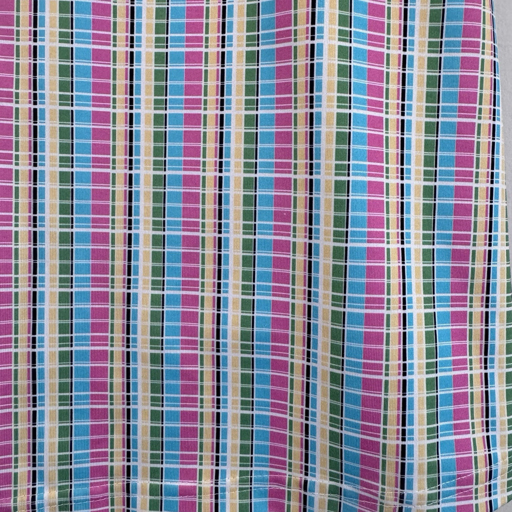 Cindy Reid Plaid Golf Skort Women's Medium M Multicolor Athletic Skirt Shorts
